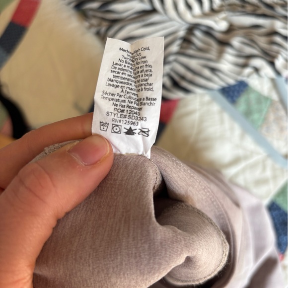 Beyond Yoga Caught in the Midi High Waisted Legging in Oatmeal Size Large - Picture 6 of 6